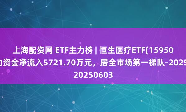 上海配资网 ETF主力榜 | 恒生医疗ETF(159506)主力资金净流入5721.70万元，居全市场第一梯队-20250603